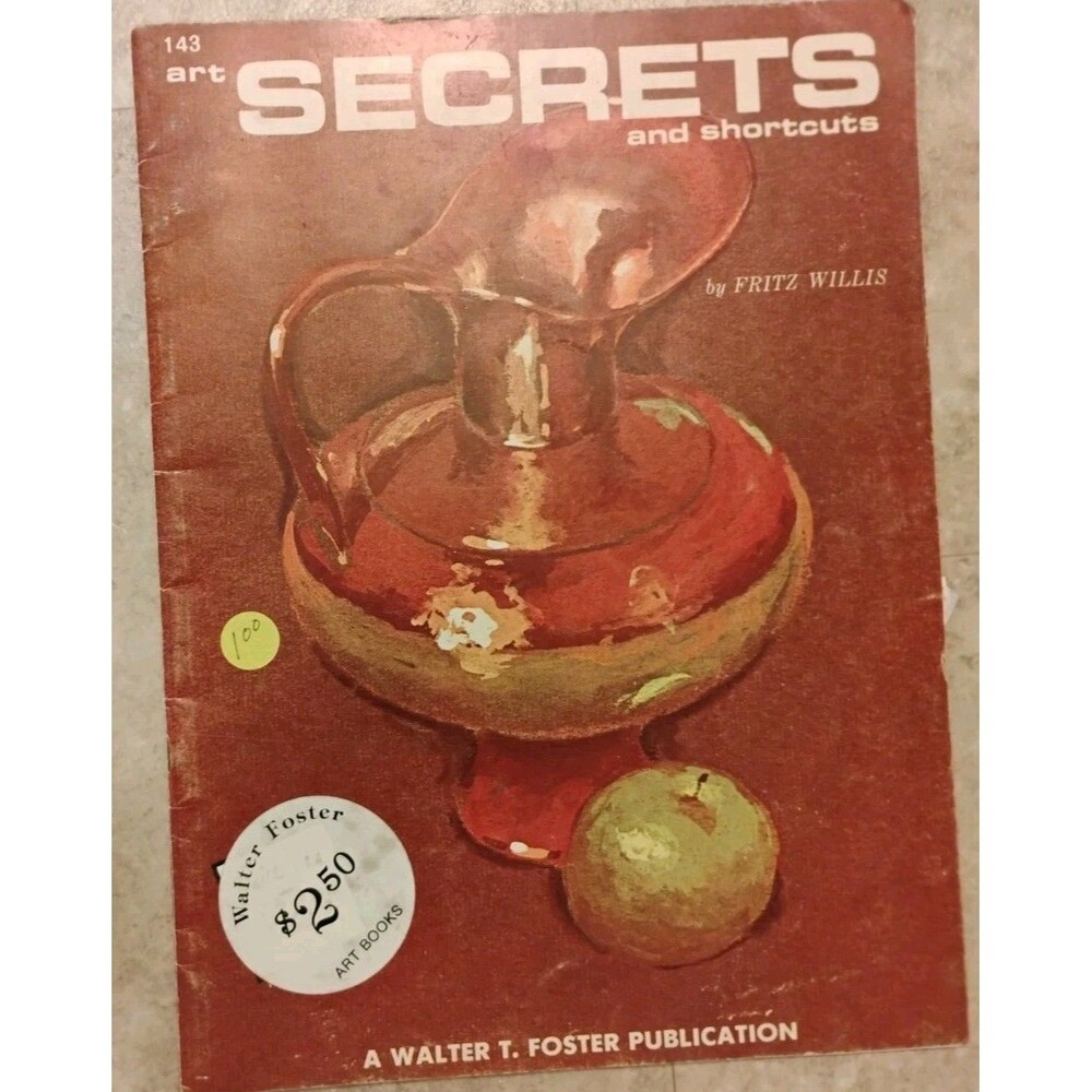 Vintage Walter Foster Art Books Art Secrets and Shortcuts Fritz Willis No 143